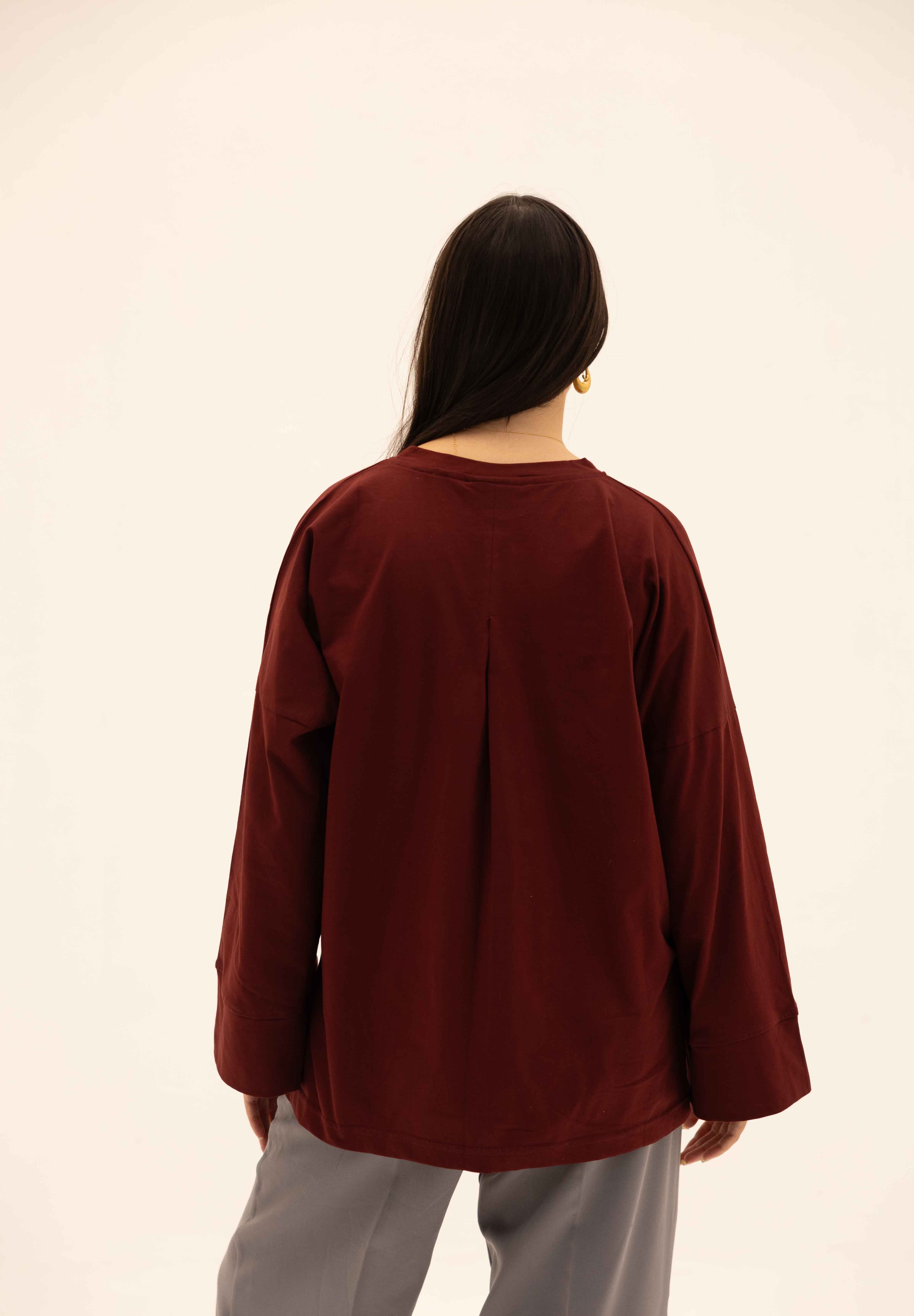 Origin Blouse In Wine
