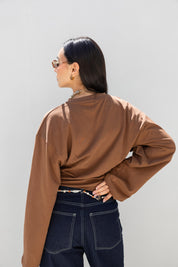 Hourglass Long Sleeve In Camel