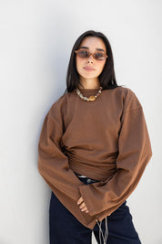 Hourglass Long Sleeve In Camel