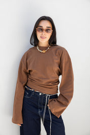 Hourglass Long Sleeve In Camel