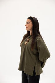 Origin Blouse In Olive