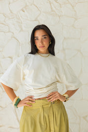 Hourglass Short Sleeve In Cream