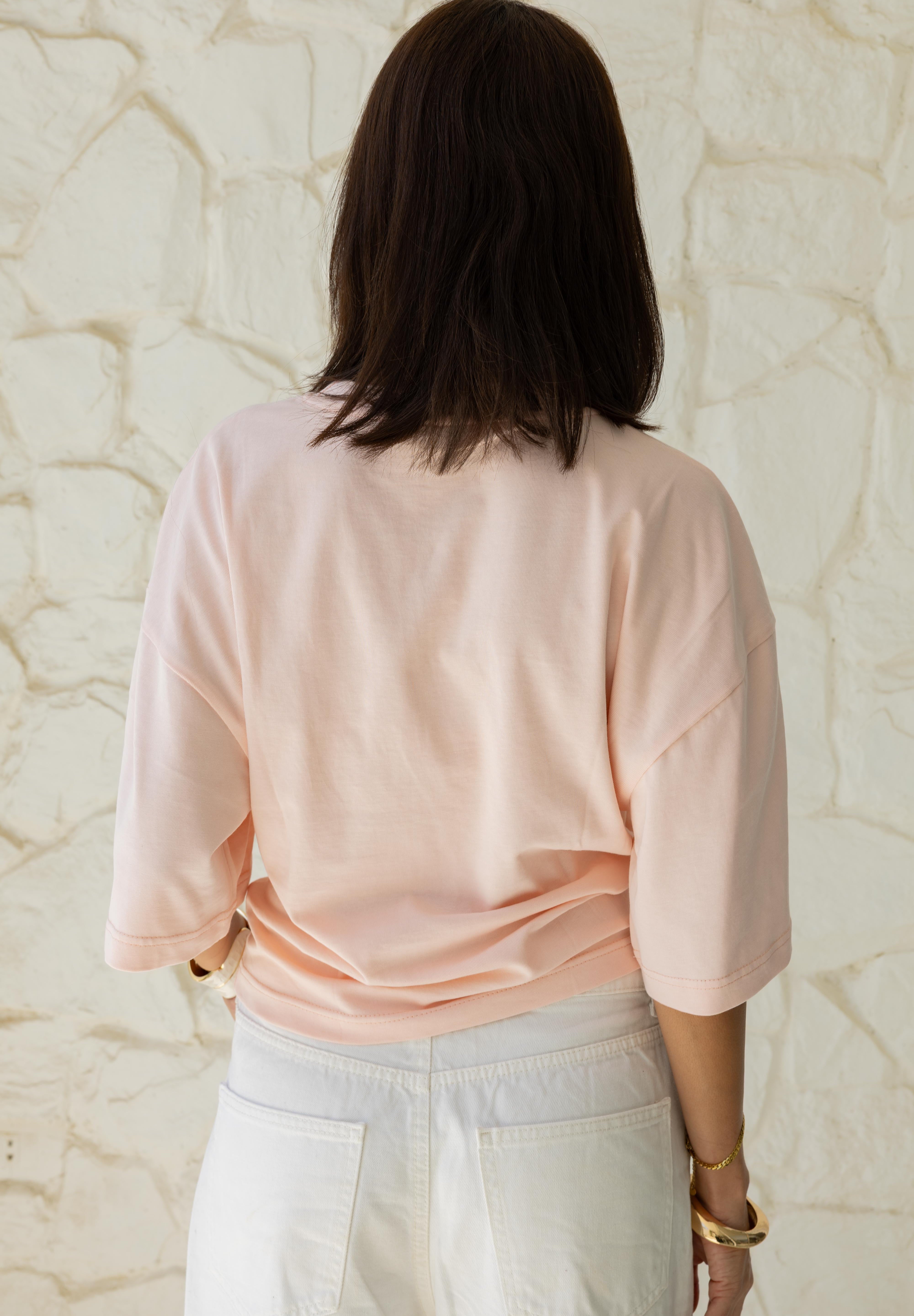 Hourglass Short Sleeve In Pink