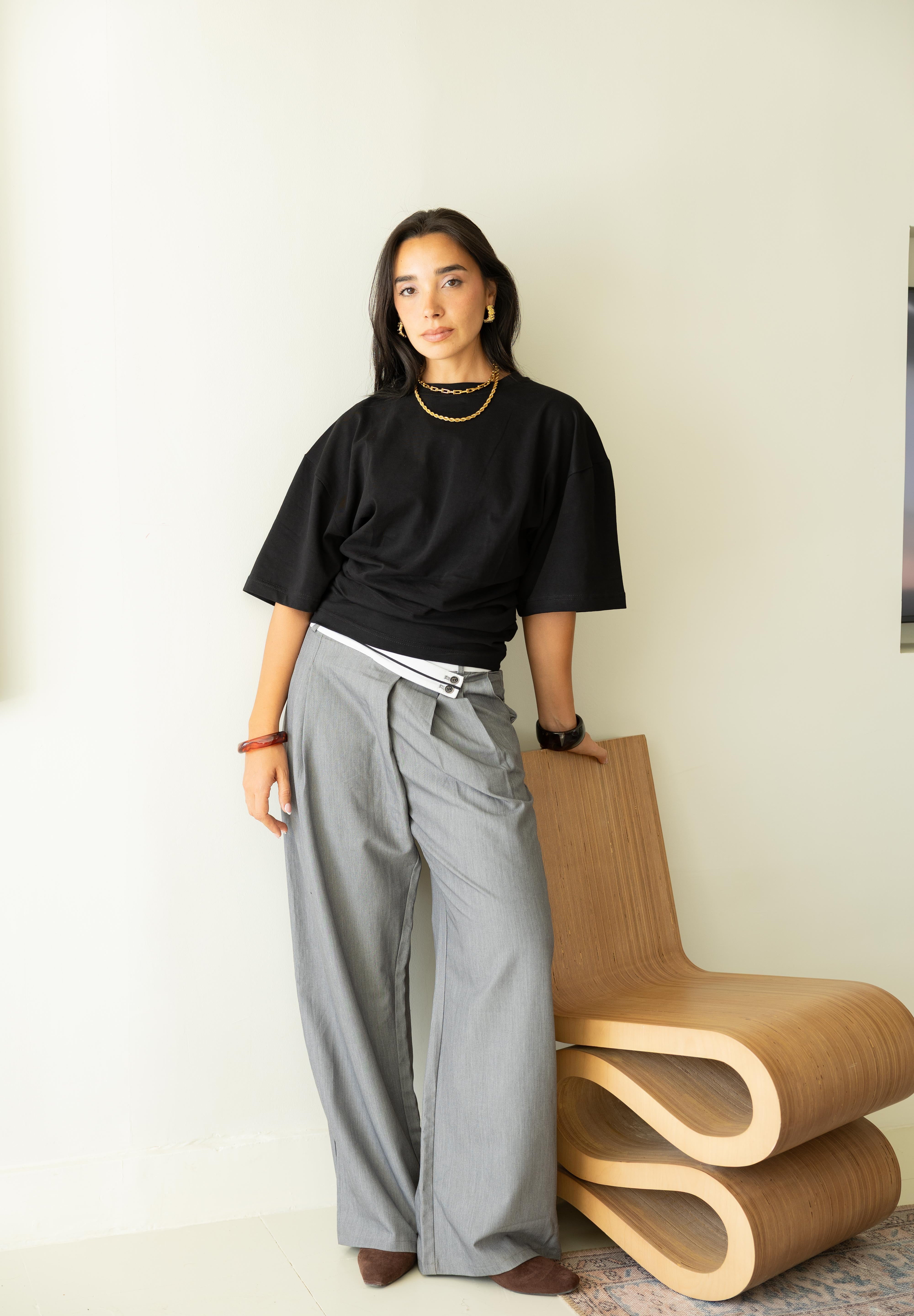Hourglass Short Sleeve In Black