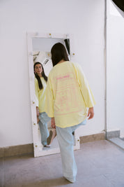 Coffee House Tee In Butter Yellow