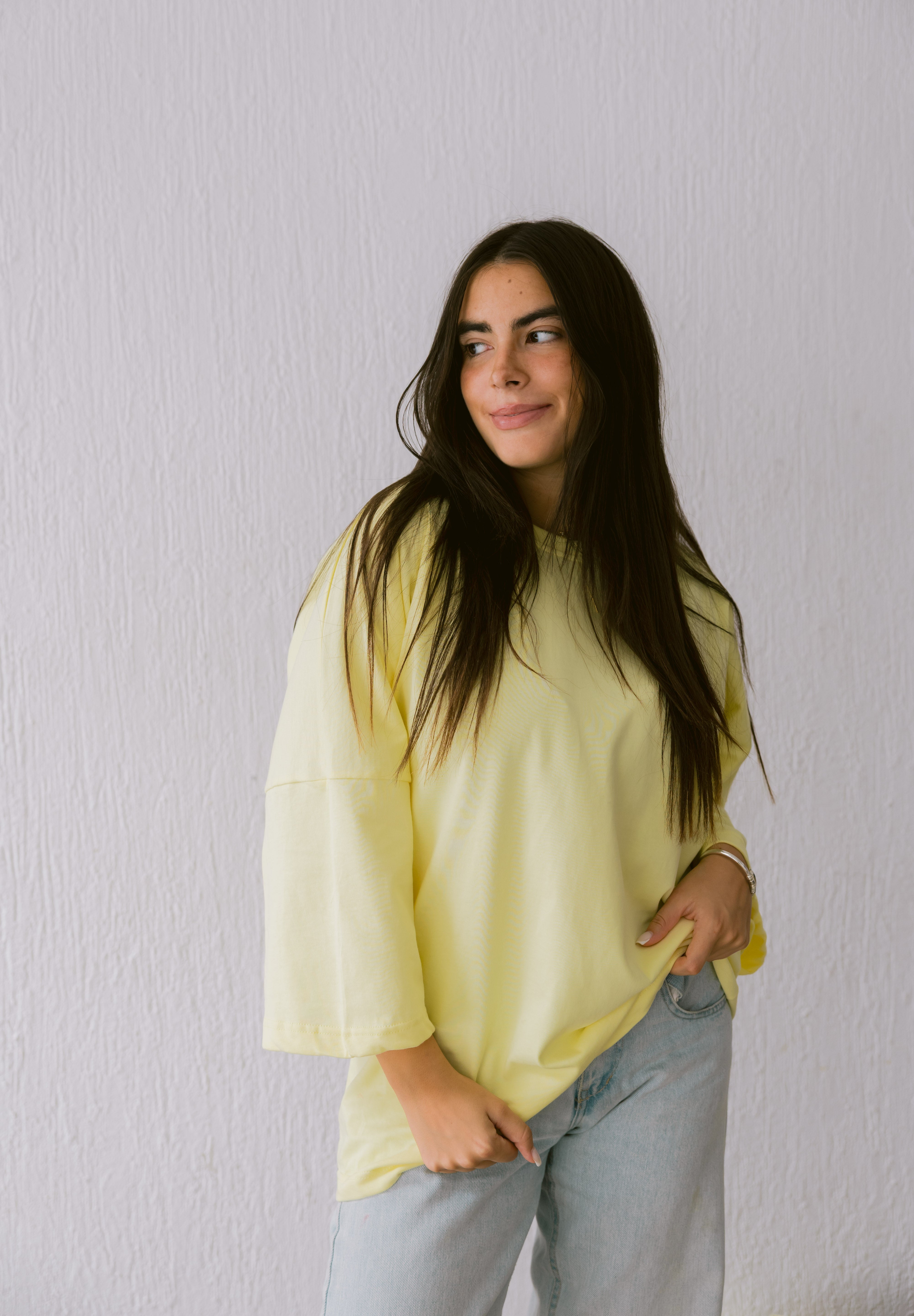 Coffee House Tee In Butter Yellow