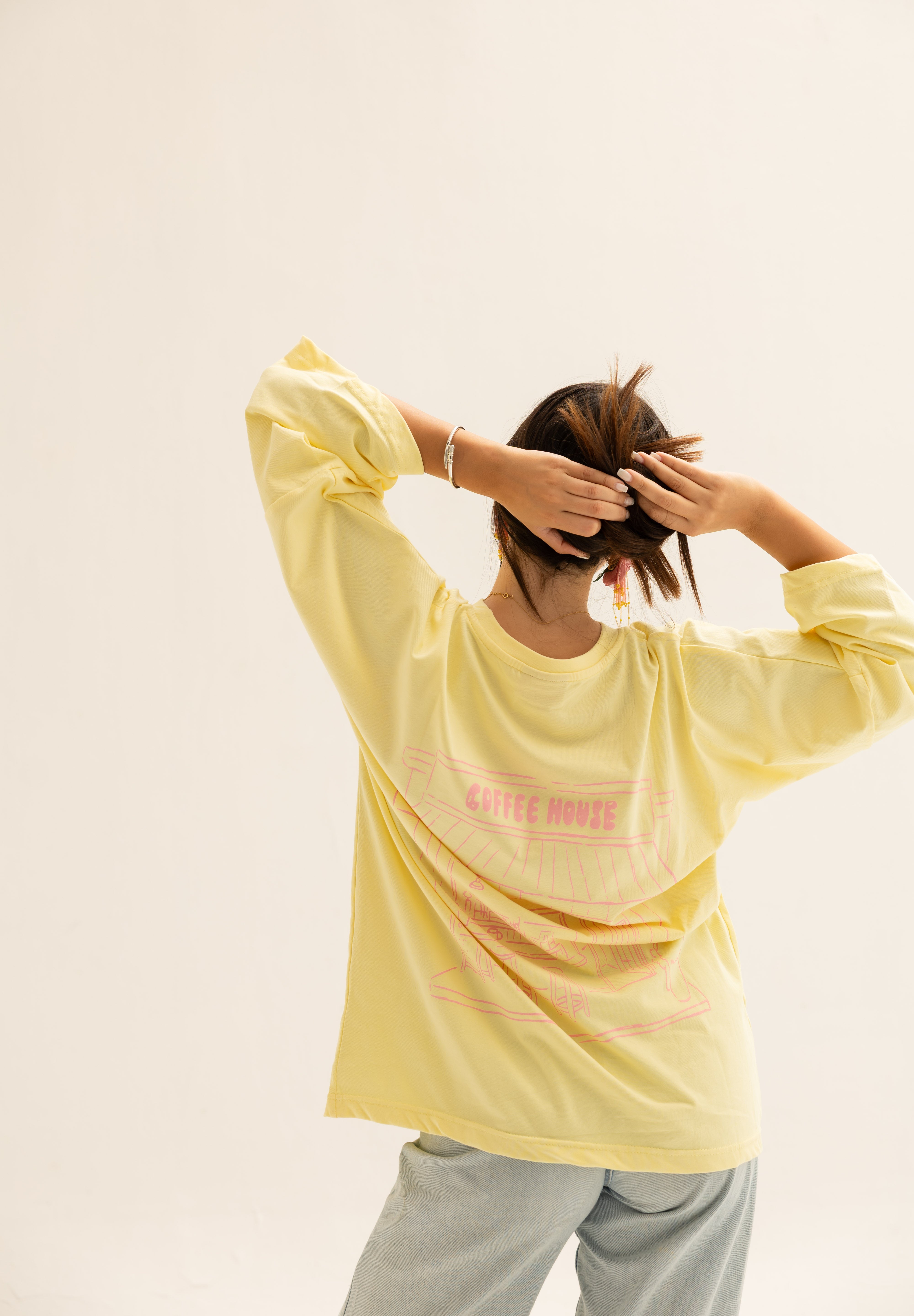 Coffee House Tee In Butter Yellow