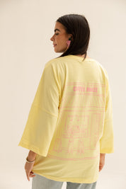 Coffee House Tee In Butter Yellow