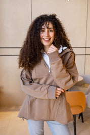 Off-Duty Sweater In Caffe