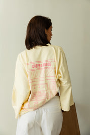 Coffee House Tee In Butter Yellow