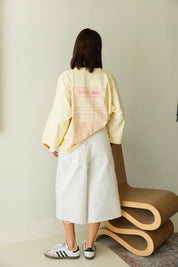 Coffee House Tee In Butter Yellow