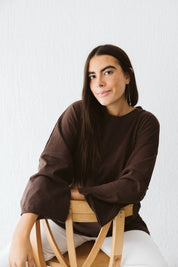 Coffee House Tee In Brown