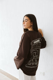 Coffee House Tee In Brown