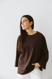 Coffee House Tee In Brown