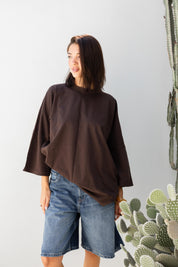 Coffee House Tee In Brown