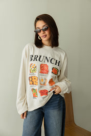 Brunch oversized tee