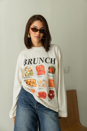 Brunch oversized tee