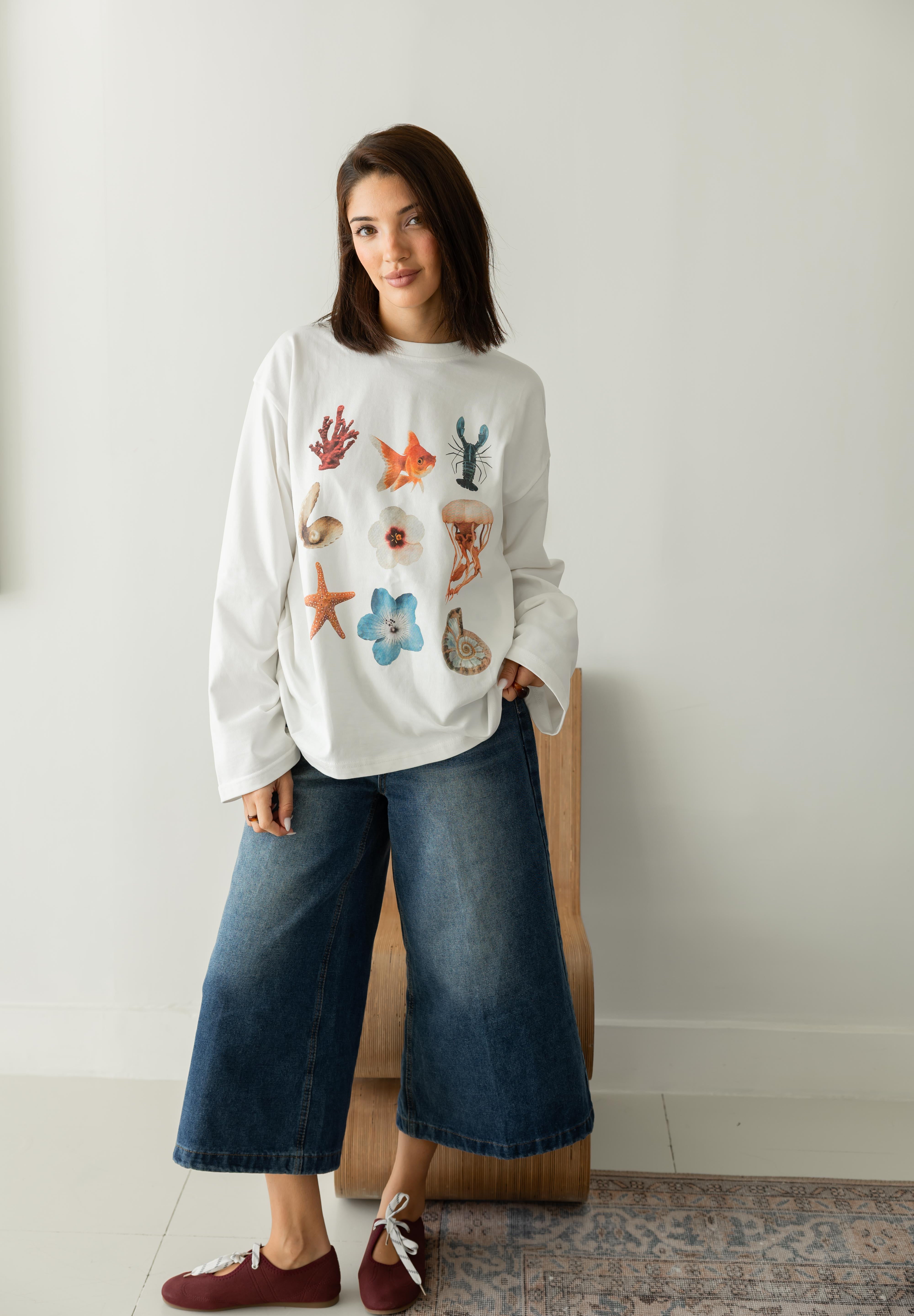 SEA STUFF oversized tee