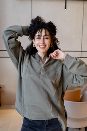 Off-Duty Sweater In Olive