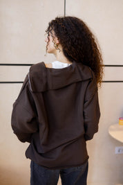 Off-Duty Sweater In Brown
