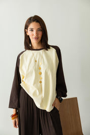 RAGLAN T-SHIRT IN BUTTER YELLOW