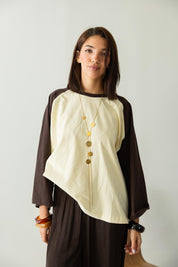 RAGLAN T-SHIRT IN BUTTER YELLOW