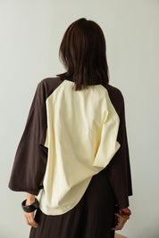 RAGLAN T-SHIRT IN BUTTER YELLOW