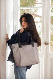 Long Day Bag In Light Grey