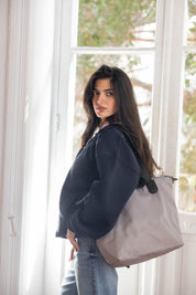 Long Day Bag In Light Grey