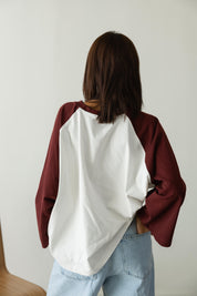 RAGLAN T-SHIRT IN OFF WHITE