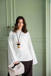 Softie Blouse In Off White
