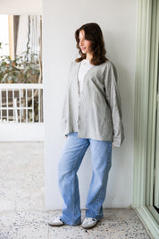 THE CARDI IN GREY