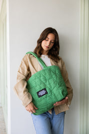 the duffle bag In Green