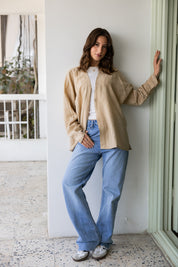 THE CARDI IN BEIGE
