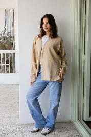 THE CARDI IN BEIGE