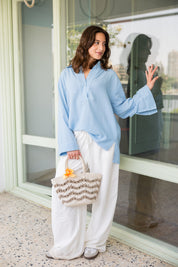 Sunday Blouse In Blue