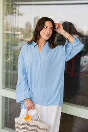 Sunday Blouse In Blue