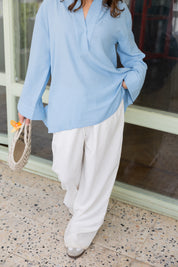 Sunday Blouse In Blue