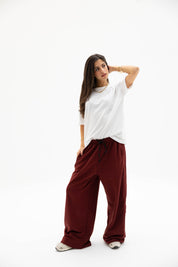 Sweetie Pants In Burgundy