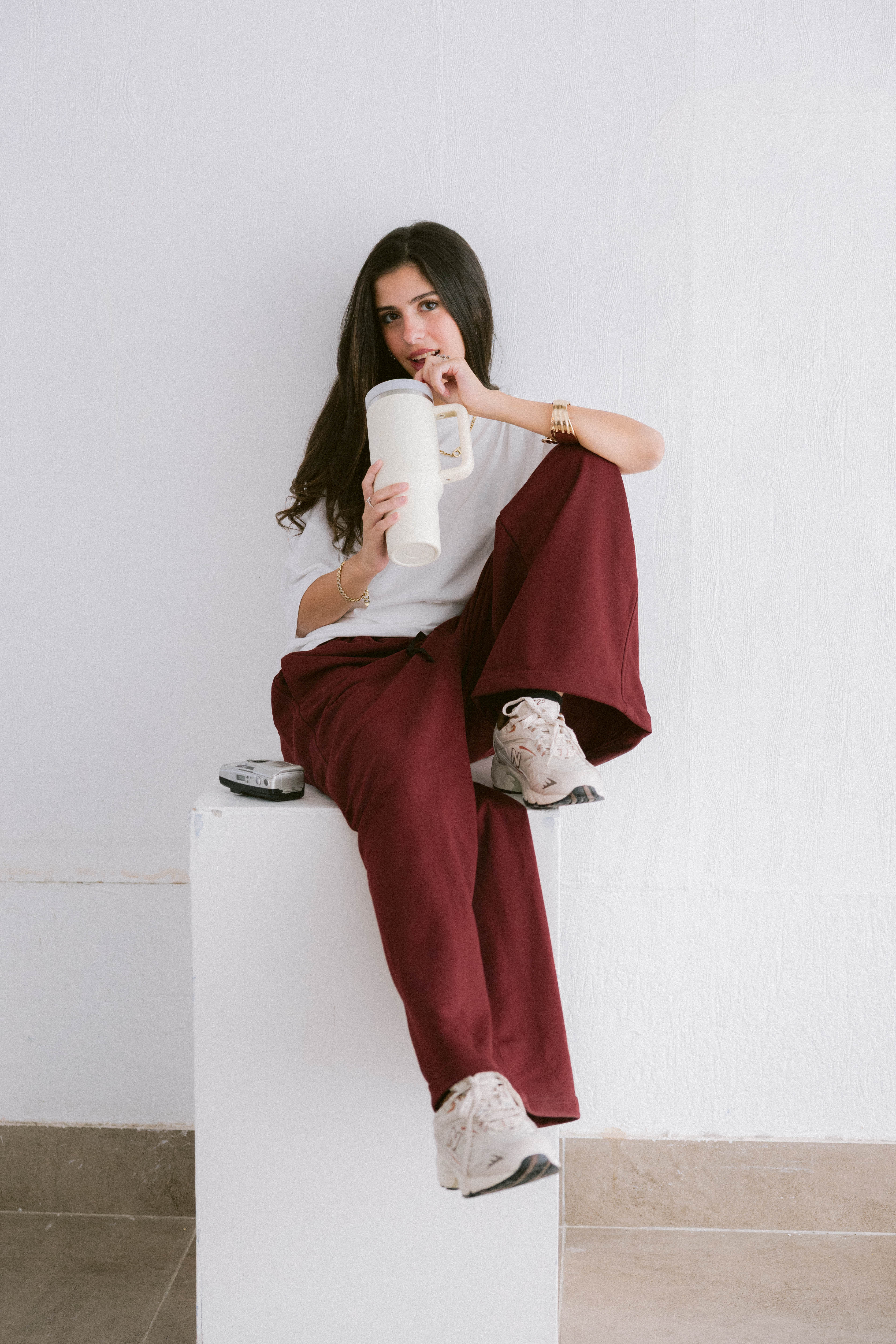 Sweetie Pants In Burgundy