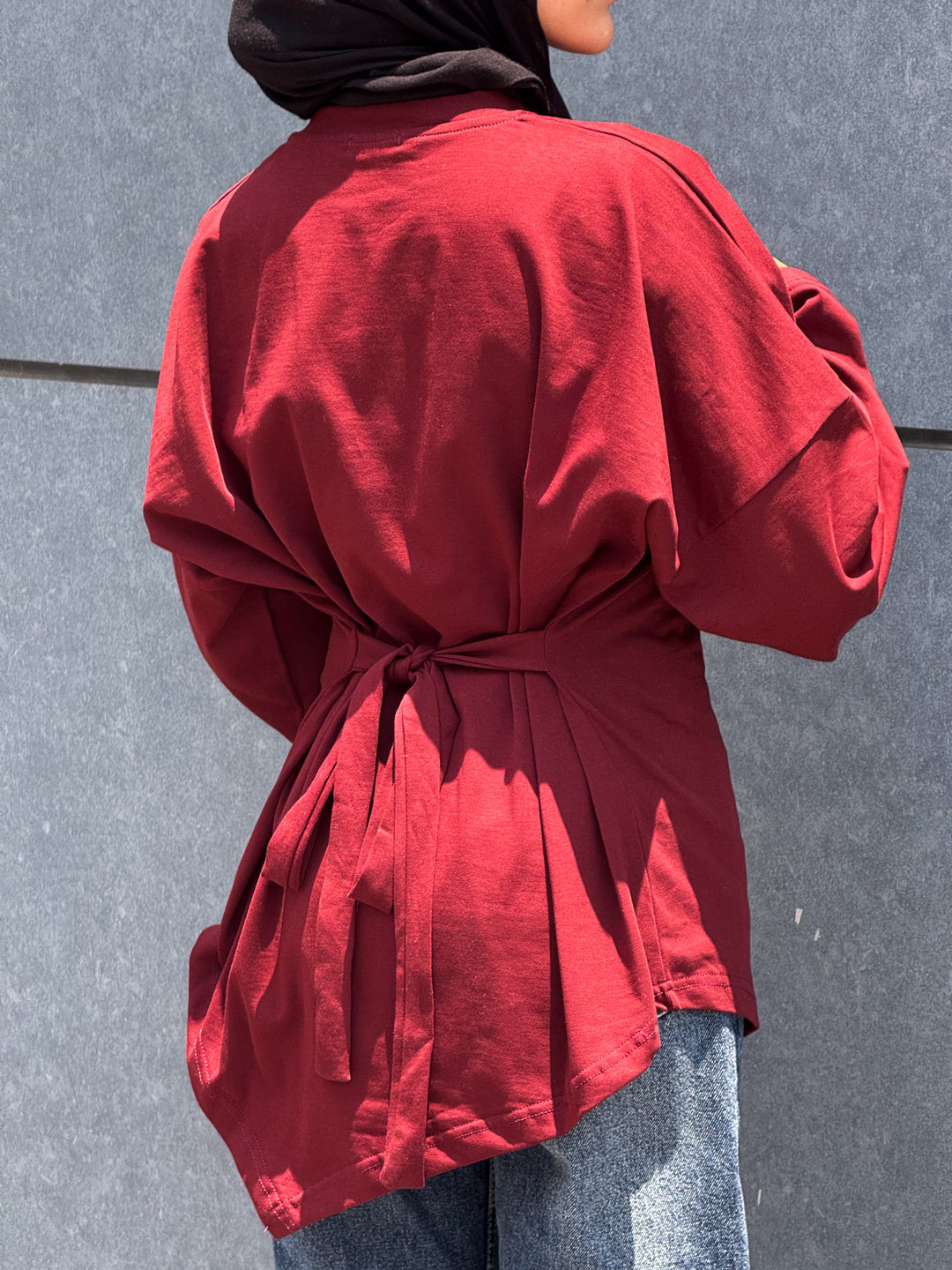 Girlie Blouse In wine