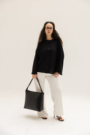 Her Leather Bag In Black