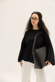 Her Way Linen Shirt In Black