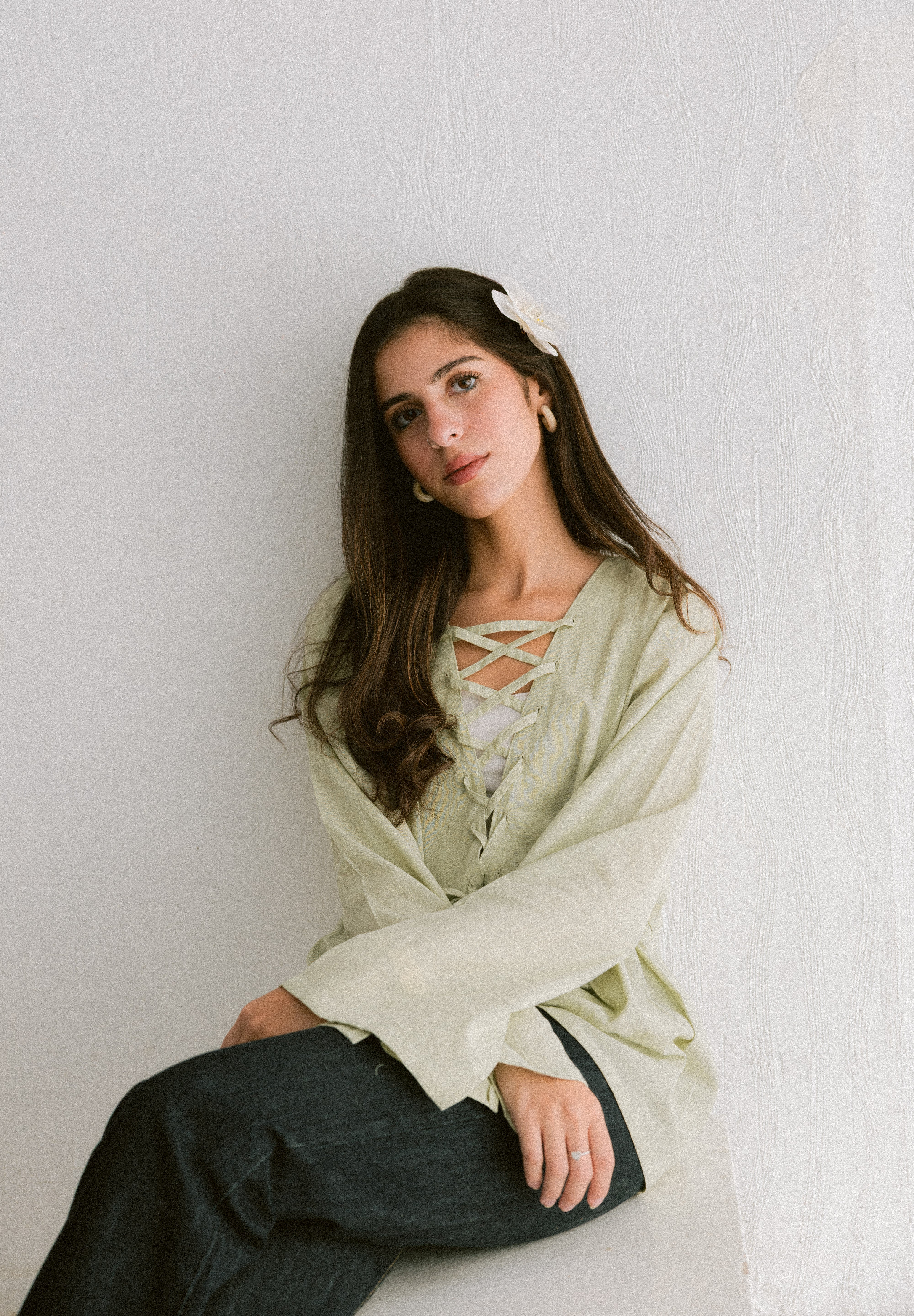 Ruffle Me Up Blouse In Mint