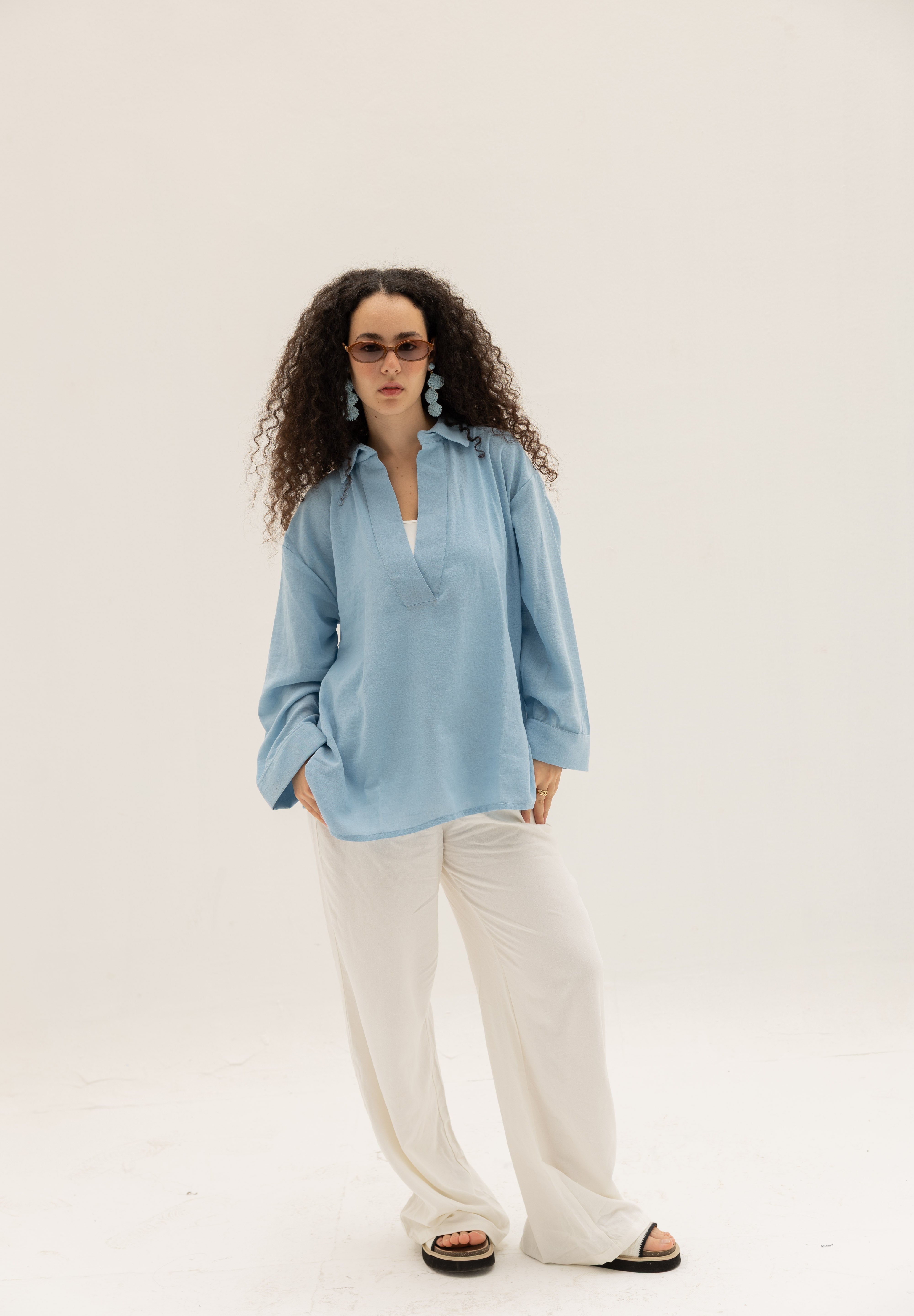 Sunday Blouse In Blue