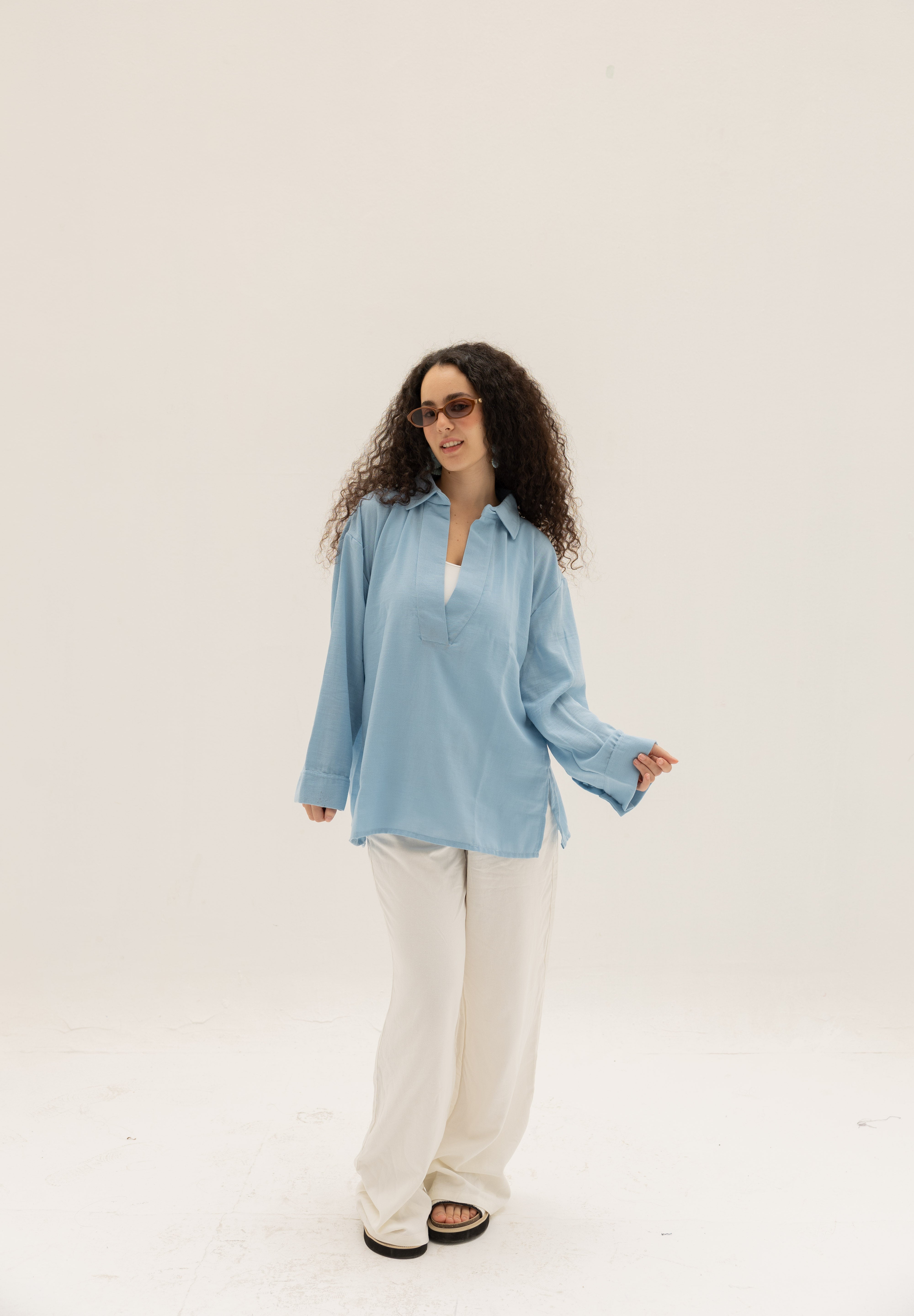 Sunday Blouse In Blue