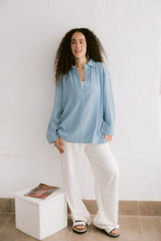 Sunday Blouse In Blue