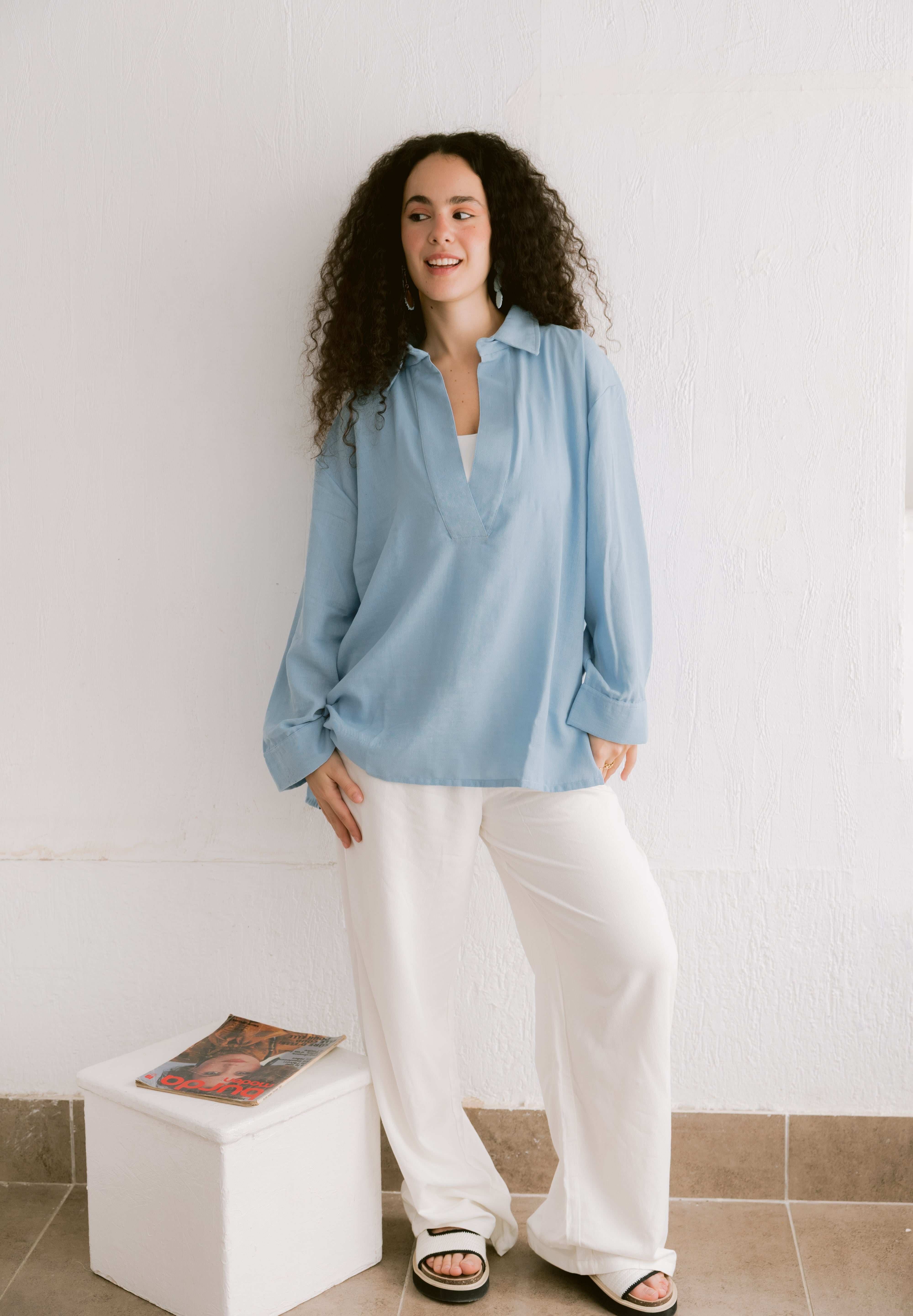 Sunday Blouse In Blue