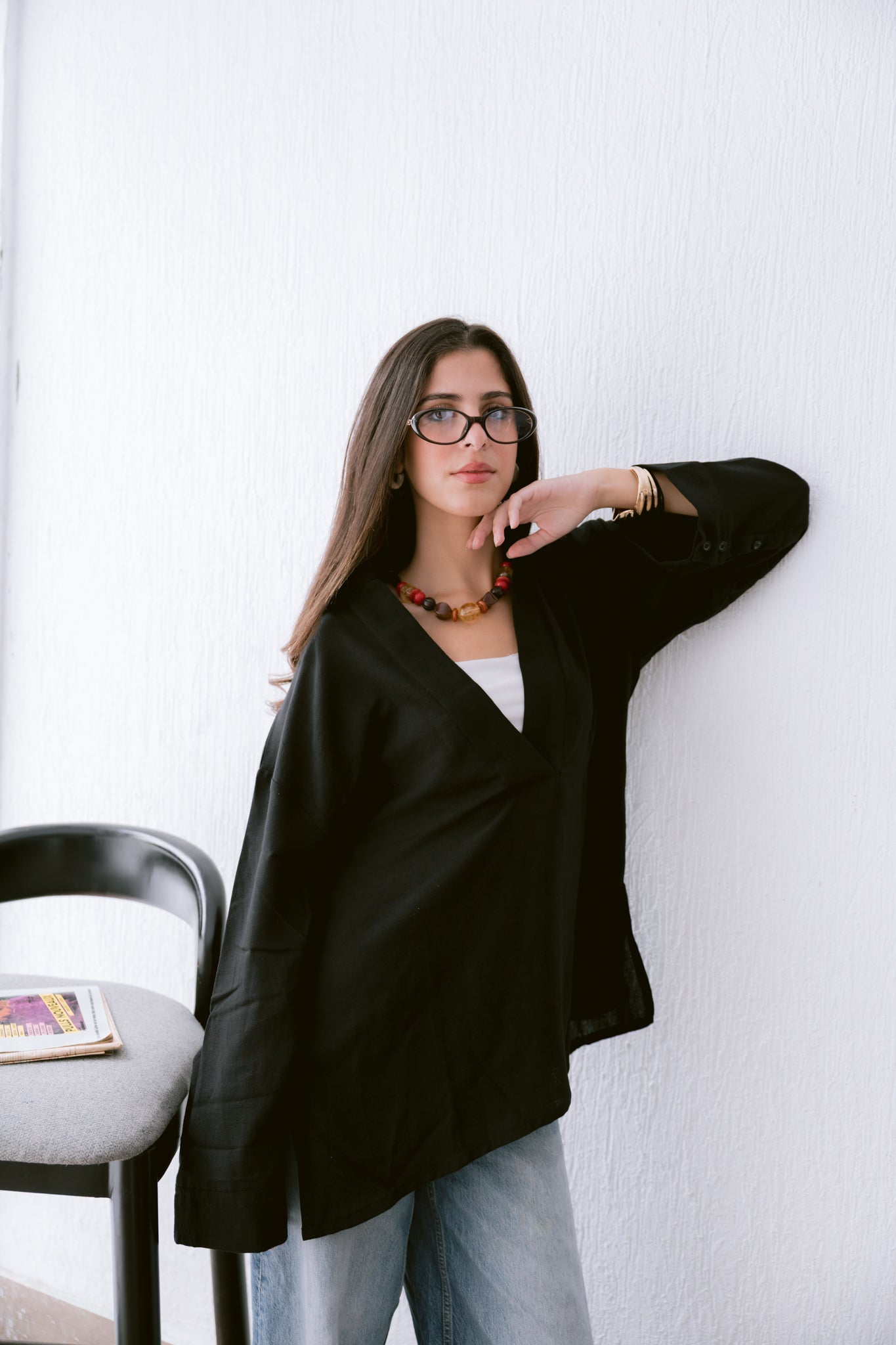 Sunday Blouse In Black (Outlet)