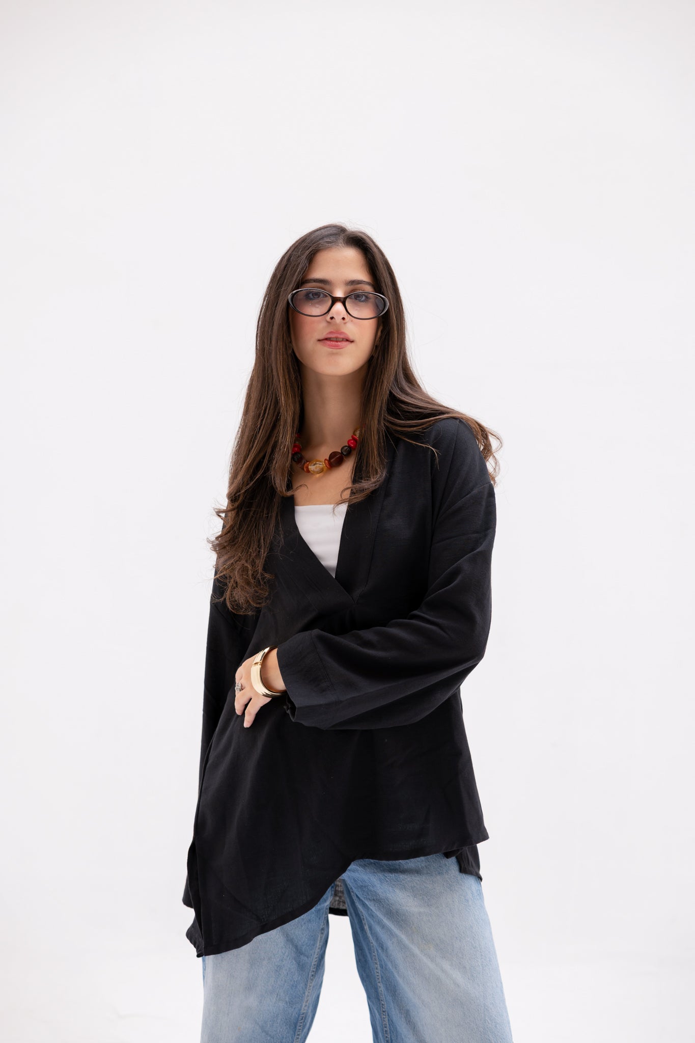 Sunday Blouse In Black (Outlet)